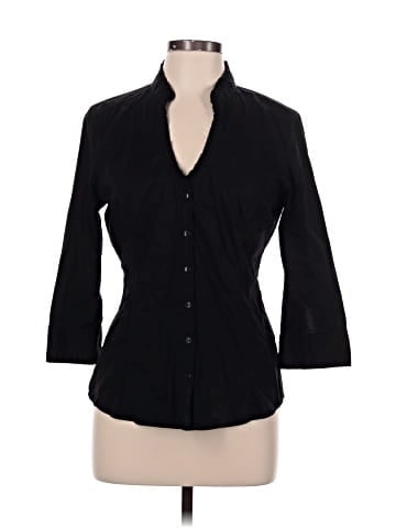 Guess 3/4 Sleeve Button-Down Shirt (view 1)