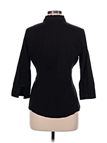 Guess 3/4 Sleeve Button-Down Shirt (view 2)