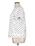 Talbots Outlet Polka Dots White Short Sleeve Top Size XL - photo 5