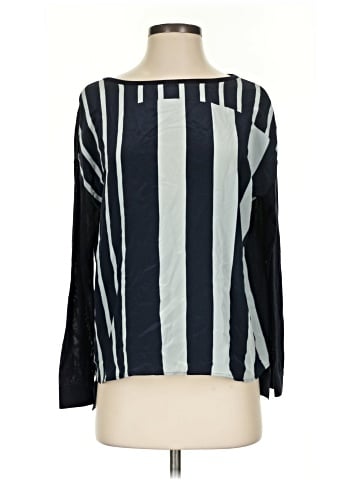 AKRIS Long Sleeve Silk Top (view 1)