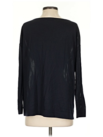 AKRIS Long Sleeve Silk Top (view 2)