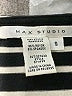 Max Studio Stripes Black Short Sleeve T-Shirt Size S - photo 7