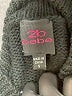 2b bebe 100% Acrylic Chevron-herringbone Black Poncho Size S - photo 7