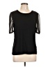 DKNY Black Short Sleeve Top Size L - photo 1