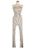 Hello Miss Stripes Ivory Jumpsuit Size M - photo 1