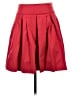 Ann Taylor 100% Polyester Solid Red Formal Skirt Size 4 - photo 1