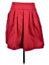 Ann Taylor 100% Polyester Solid Red Formal Skirt Size 4 - photo 2