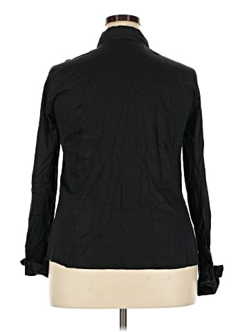 Lane Bryant Long Sleeve Button-Down Shirt (view 2)