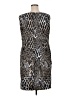 DressBarn Animal Print Silver Cocktail Dress Size 16 - photo 2