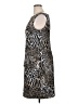 DressBarn Animal Print Silver Cocktail Dress Size 16 - photo 5