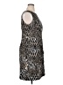 DressBarn Animal Print Silver Cocktail Dress Size 16 - photo 4