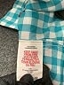 Mini Boden 100% Cotton Checkered-gingham Teal Long Sleeve Button-Down Shirt Size 7 - 8 - photo 4