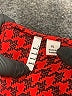 Elle 100% Polyester Houndstooth Red Sleeveless Blouse Size XL - photo 7