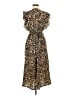 Sienna Sky 100% Polyester Animal Print Brown Cocktail Dress Size M - photo 2