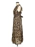 Sienna Sky 100% Polyester Animal Print Brown Cocktail Dress Size M - photo 5