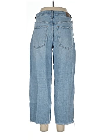 Madewell The Curvy Perfect Vintage Wide-Leg Crop Jean in Altoona Wash: Raw-Hem Edition (view 2)