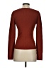 Intermix Burgundy Long Sleeve Top Size S - photo 2