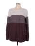 Pink Clover Color Block Burgundy Pullover Sweater Size L - photo 1