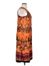 Notations Print Orange Casual Dress Size XL - photo 4