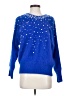 Christine Phillipe Stars Blue Wool Pullover Sweater Size S - photo 1