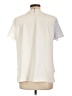 DKNY 100% Polyester Ivory Short Sleeve Top Size L - photo 2