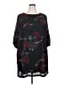 Maurices 100% Polyester Print Black Casual Dress Size 20 (2) - photo 1