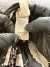 Peppermint 100% Polyester Black Kimono Size L - photo 8