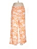 White Mark Print Orange Casual Pants Size 1X - photo 1
