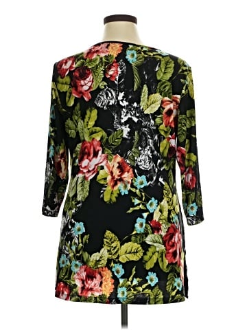 Attitudes by Renee 3/4 Sleeve Blouse (view 2)
