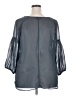 Gap Outlet 100% Polyester Gray 3/4 Sleeve Blouse Size XXL - photo 2