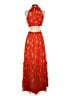 Saylor 100% Polyester Orange Casual Dress Size XS - photo 2