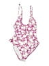 MICHAEL Michael Kors Floral Pink One Piece Swimsuit Size S (estimated) - photo 1