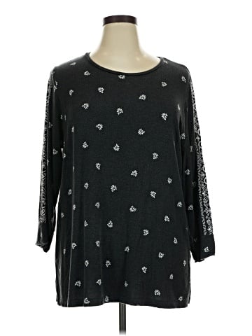 Susan Graver 3/4 Sleeve T-Shirt (view 1)