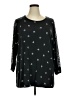 Susan Graver Black 3/4 Sleeve T-Shirt Size XL - photo 1