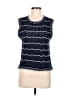 Sam Edelman Blue Sleeveless Blouse Size M - photo 1