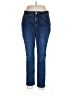 Jag Solid Blue Jeans Size 16W - photo 1