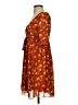 Aryeh Paisley Orange Casual Dress Size S - photo 5