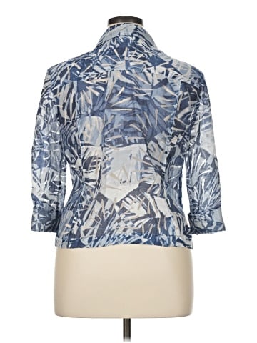 Ruby Rd. 3/4 Sleeve Button-Down Shirt (view 2)
