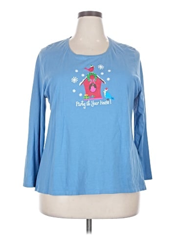 Just My Size 3/4 Sleeve T-Shirt (view 1)