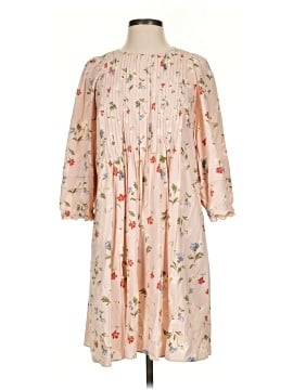Madewell Pintuck Puff-Sleeve Mini Dress in Seaside Floral (view 1)