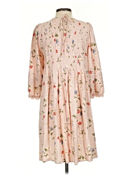 Madewell Pintuck Puff-Sleeve Mini Dress in Seaside Floral (view 2)