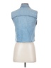 Evereve Blue Denim Vest Size S - photo 2
