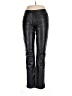 Assorted Brands 100% Polyester Black Faux Leather Pants Size UK 18 / US 14 - photo 1