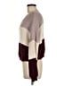 Debut 100% Polyester Color Block Burgundy Pullover Sweater Size M - photo 5