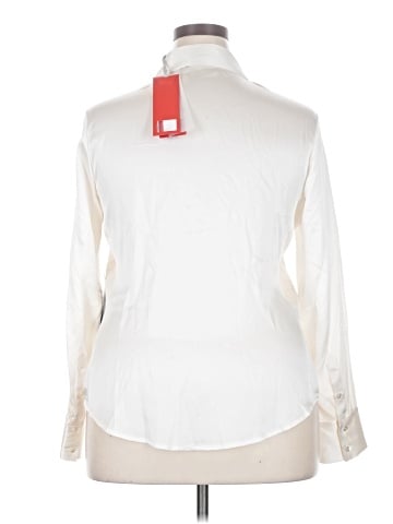 Pure Collection Long Sleeve Silk Top (view 2)