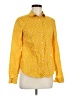 Boden Polka Dots Yellow Long Sleeve Button-Down Shirt Size M (estimated) - photo 1