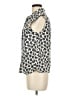 Marc by Marc Jacobs Animal Print Ivory Sleeveless Button-Down Shirt Size 8 - photo 5