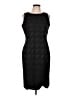 Kasper Argyle Black Cocktail Dress Size 10 - photo 1