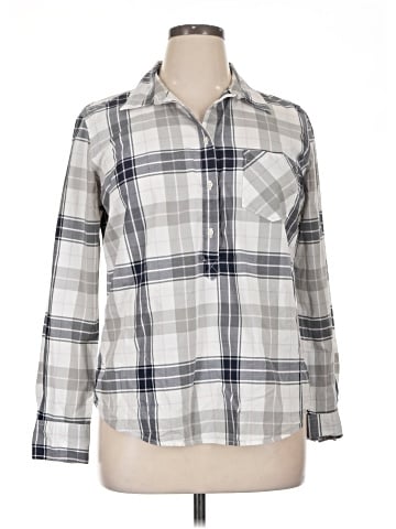 Merona Long Sleeve Button-Down Shirt (view 1)