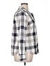 Merona 100% Cotton Plaid Silver Long Sleeve Button-Down Shirt Size XL - photo 4
